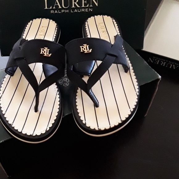 Ralph Lauren Rosalind Thong Sandals 